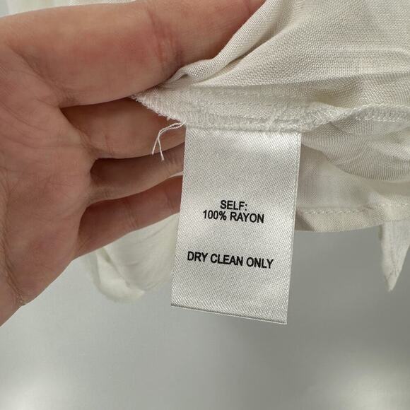 NWT Lulus White Adjustable Strap V-Neck Side Tie Wrap Cami Top Size Large - Picture 7 of 11